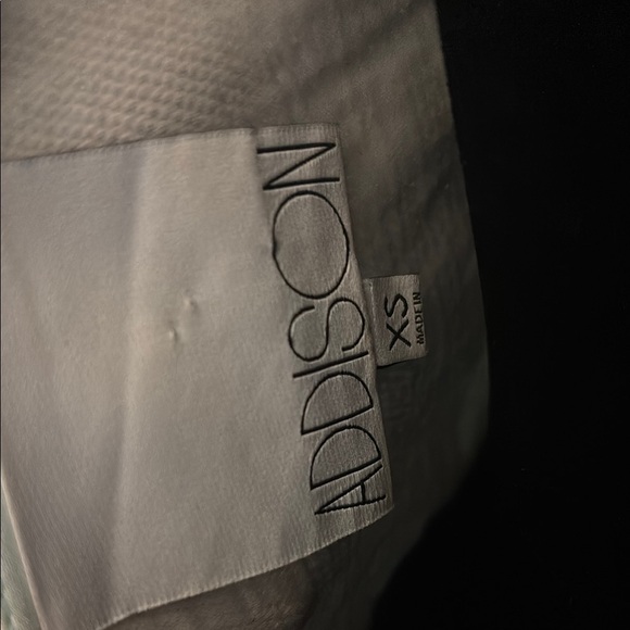 Addison Jersey Drop Waist Grey Low Back Mini Dress - Picture 8 of 9